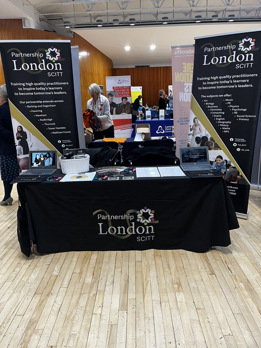 The PLS Team have a stand at <a href="/getintoteaching/">Teaching</a> Train to Teach event today in the Congress Centre. Come and talk to us about teaching in Primary/Secondary in East London and Essex.