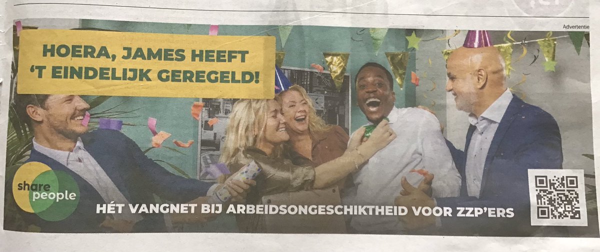 Hmmmmm.. opmerkelijk..  geen reclame van 20 jaar geleden maar van vandaag in <a href="/nrc/">NRC</a> . Alle stereotype lekker bevestigd <a href="/SharePeople/">SharePeople Coöperatie</a> !