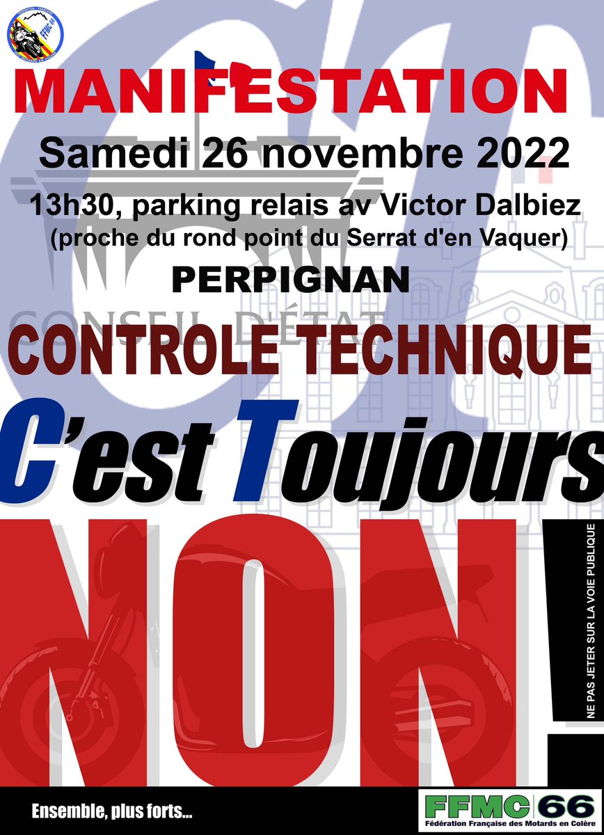 66ffmc's tweet photo. A 13h30 #manif #ffmc #Perpignan #stopCT2rm https://t.co/v8W4Cjn3XF