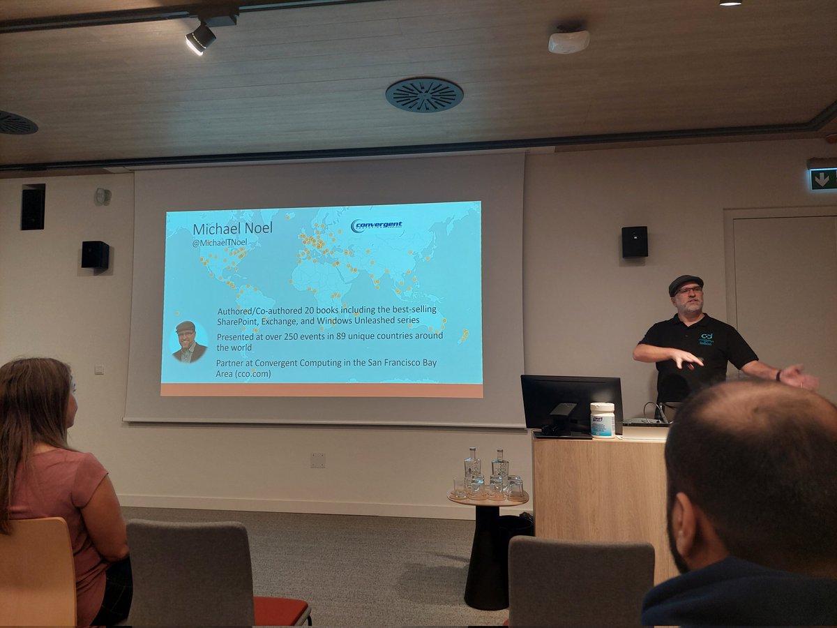 ciistiado's tweet photo. .@michaeltnoel on stage at #collabdays Lisbon talking about #security https://t.co/7hDTw1So7Y