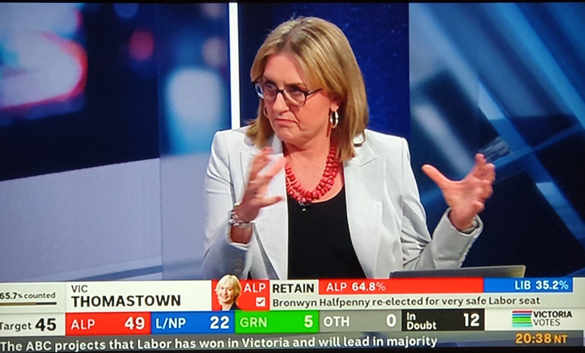 PeterWMurphy1's tweet photo. The @abcnews co-hosts really need to listen to the insightful commentary from Deputy Labor Leader @JacintaAllanMP on why Labor won the election, esp. the fact voters supported Labor's hard decisions during the pandemic. But they're defiantly refusing to listen. #VicVotes2022 https://t.co/AjHk8nUkJd
