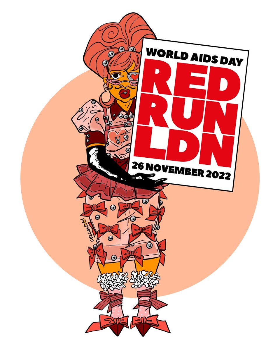 Its #RedRun day! 10km in 40-50 mins is my aim. Great to be supporting #WorldAIDSDay and the amazing charities making a difference. #LGBT ❤️🌈🏃‍♂️