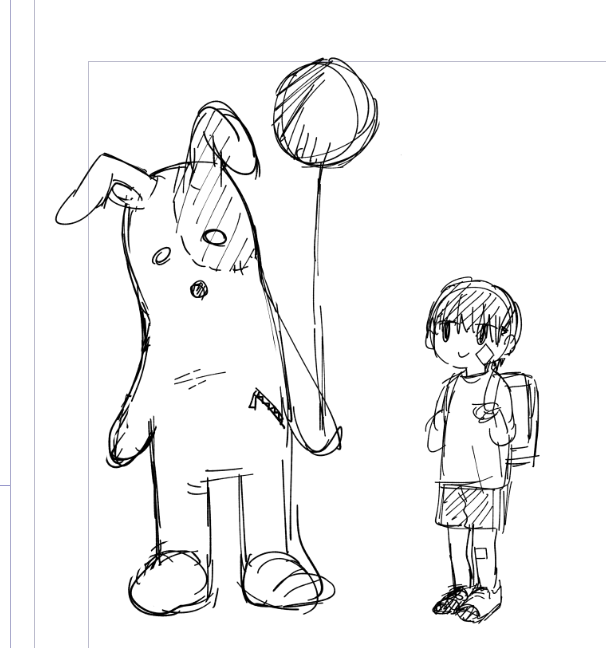 ２話のキャラデザ案。
男の子の怪我してる場所を変えたのと、あとはウサギ人外に謎のファスナーが……🫠
https://t.co/UifrFhfI4x
#人外たちと暮らそうシリーズ https://t.co/2CHsOEHgge