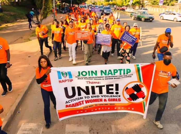 TheYAFafrica's tweet photo. *16 days of Activism kicks off in Abuja.*

YAF, along with members of the Civil Society Organization, Partnering Ministries, Department and Agencies embarked on a road show and awareness rally as part of activities lined up for the
#EndSGBV https://t.co/47XUbgby5i