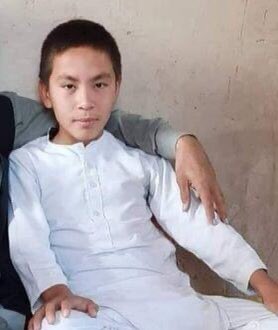 AdamAta94's tweet photo. Mahdi Jafari, a 14-year-old #Hazara child, was shot dead by the Taliban forces in Nili, Daikundi on Thursday along with 2 other children, one woman, and 7 other Hazara men. 
#StopHazaraGenocide https://t.co/LjCzR9pq0Q