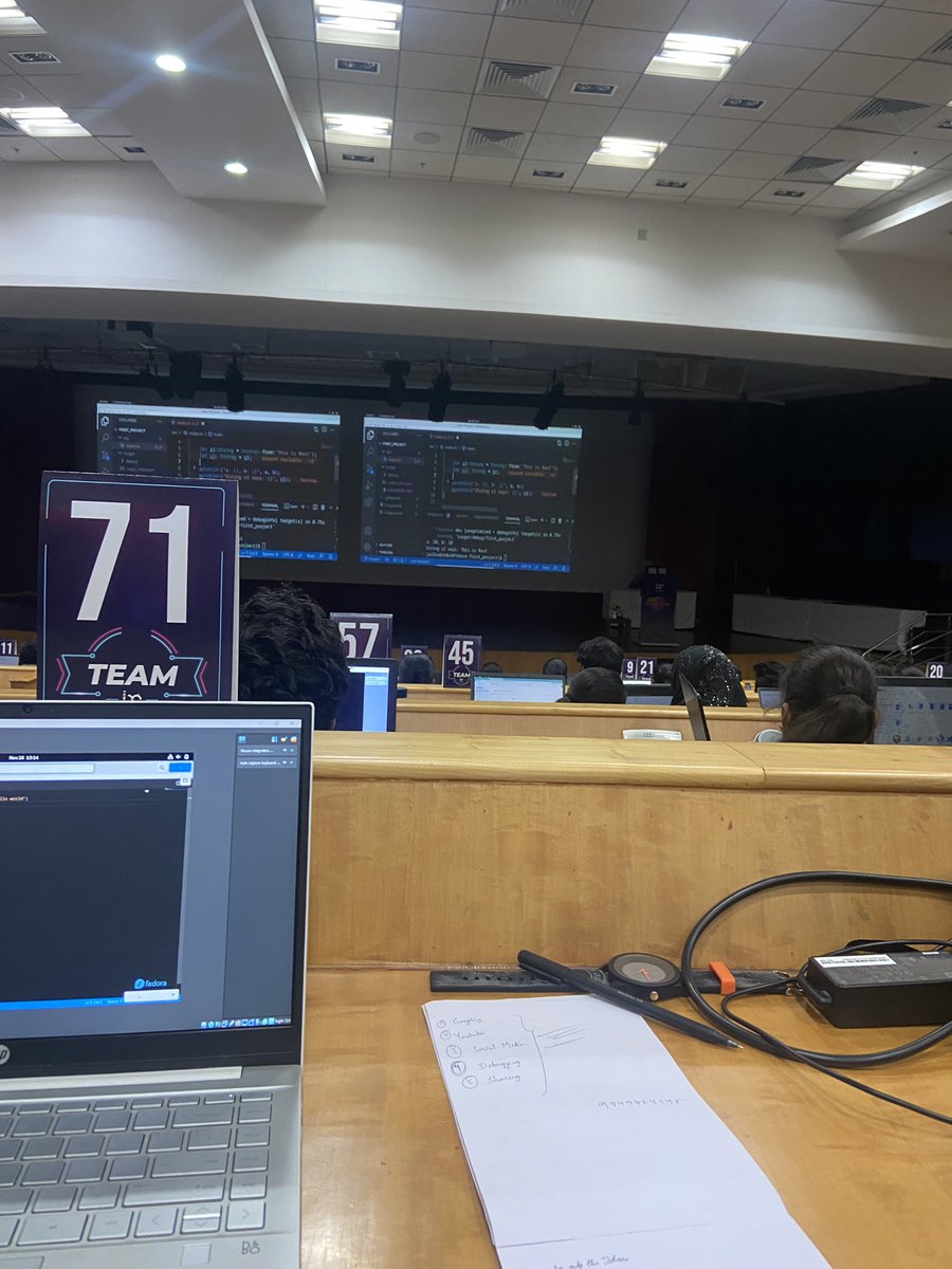 SaiSuvikrant's tweet photo. #team71 at the day-5 of #IBCHACKFEST https://t.co/DYz7j9Z1kv
