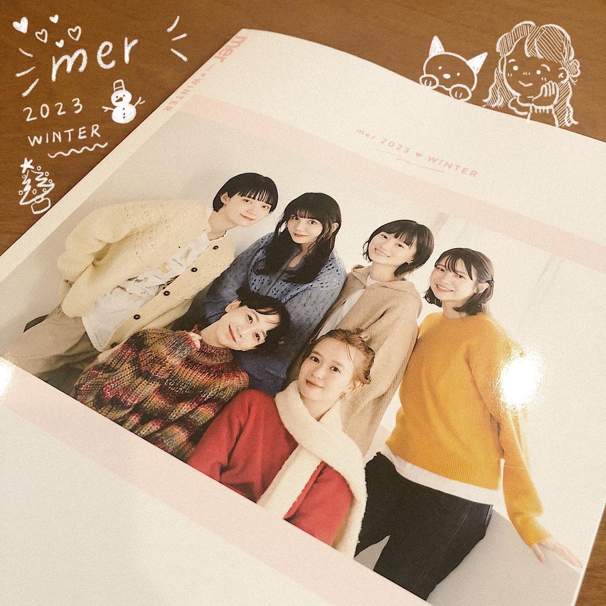 c2ha9's tweet photo. merというラブな雑誌、🫶🏼 https://t.co/kdmoUZc3MQ