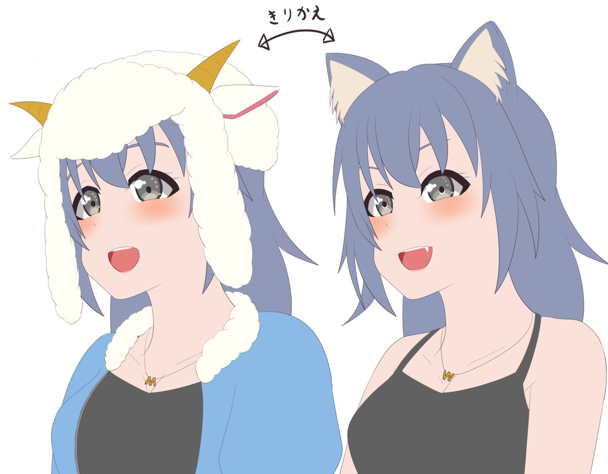 「たまにはこちらも。イラスト依頼も受けてます!#有償依頼受付中 #イラスト依頼 #」|宝　島耶（トーヤ）@Live2D＆イラストやりますのイラスト