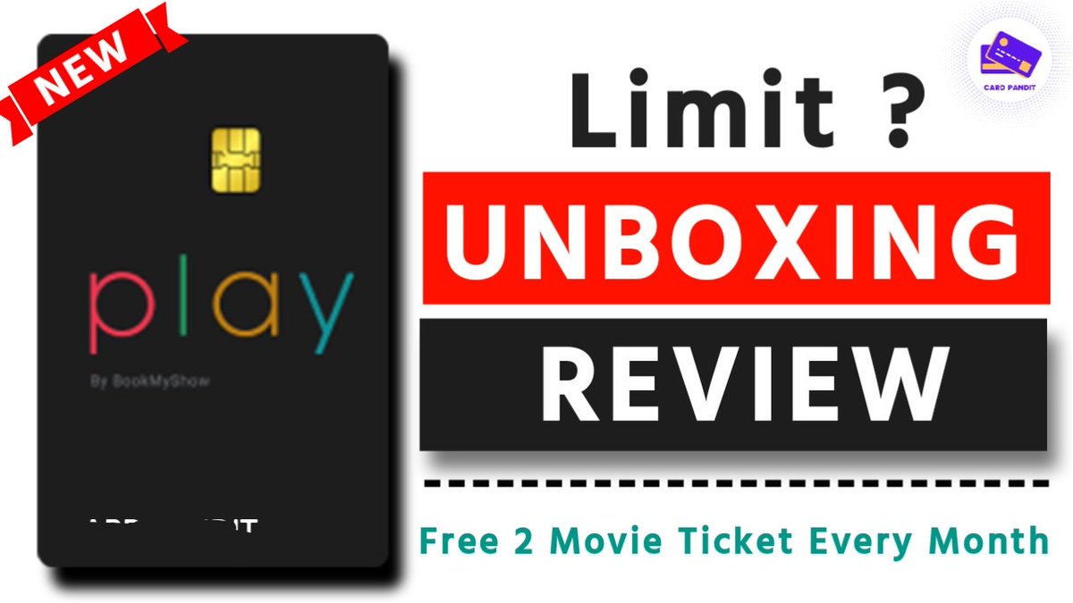 RBL Bookmyshow Play Credit Card Unboxing and Review...
Check Full Video Click Here 👉 youtu.be/JwVLgFt-61M

#cardexpert #cardpandit #creditcardunboxing #creditcardreview #creditcardnews #creditscore #creditcard #creditcards #rblcreditcard #bookmyshow