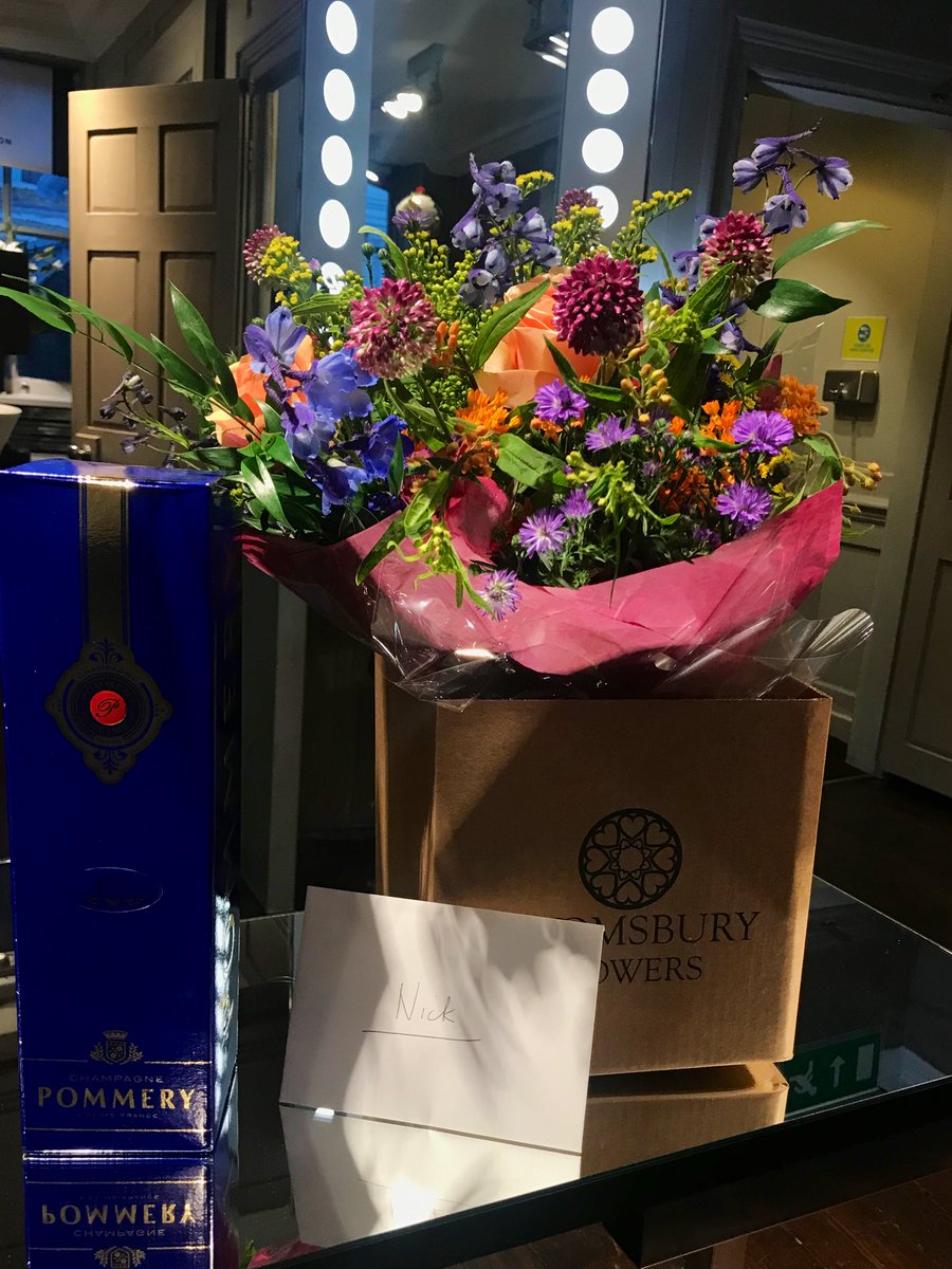 nic_willis's tweet photo. Thank you #CharlesWorthingtonSalons for my award &amp; beautiful flowers from @BBFlowersLondon &amp; bubbles @PommeryOfficial 🥂 https://t.co/KbI95eKDYC