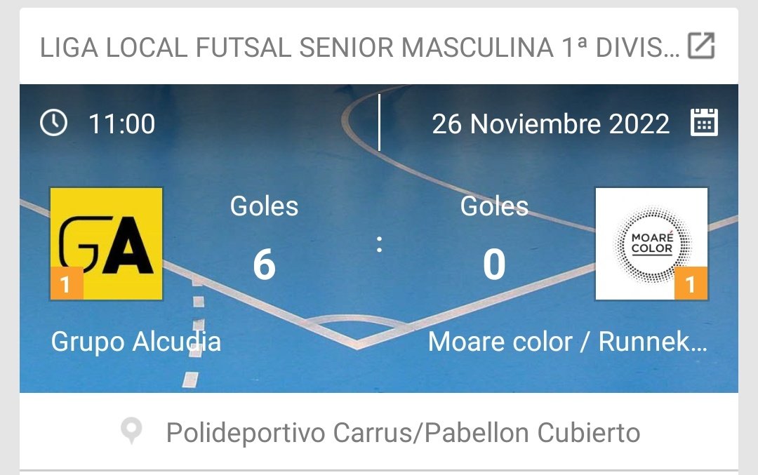 𝐉𝐎𝐑𝐍𝐀𝐃𝐀 𝟖 | ¡Nuestros guerreros alcudianos vuelven a la senda de la victoria!

Partido completo y muy serio con victoria por 6-0 sobre Moaré Color, un rival duro que hoy andaba corto de efectivos. 

⚽⚽⚽ Tárraga
⚽⚽ Trinche 
⚽ Carlos 

#VamosAlcudia