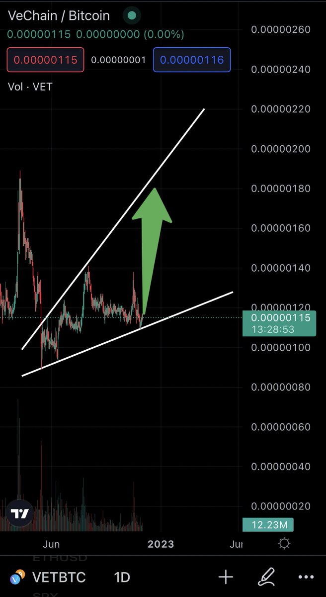 all_about_alts's tweet photo. It’s time to join @vechainofficial and step into the VeTrain. Great pump ahead! #vechain #vetusd #Binance https://t.co/1jevDER3dK