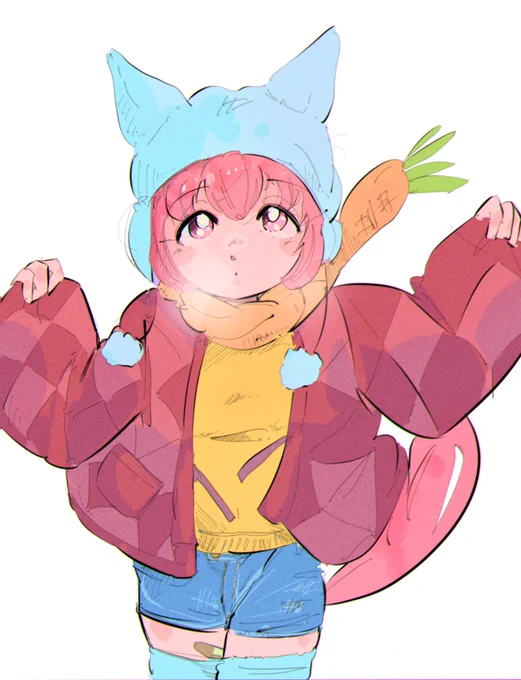 どてらを着るウララちゃん 