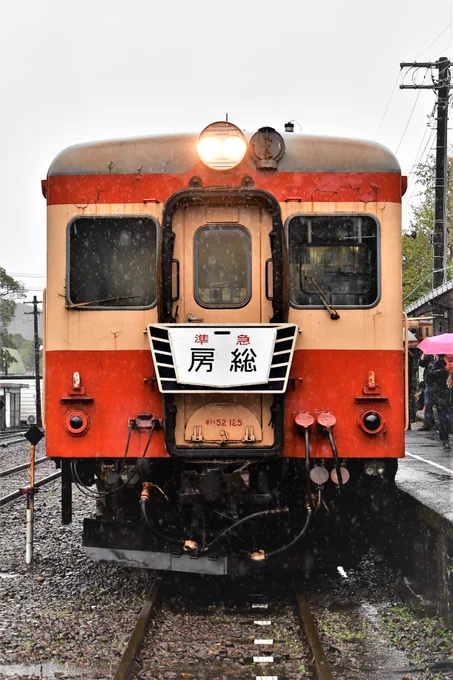 今日はいすみ鉄道キハ52を中心に撮してきました。いちばん好きな房総のHMが見れて大満足でした。 