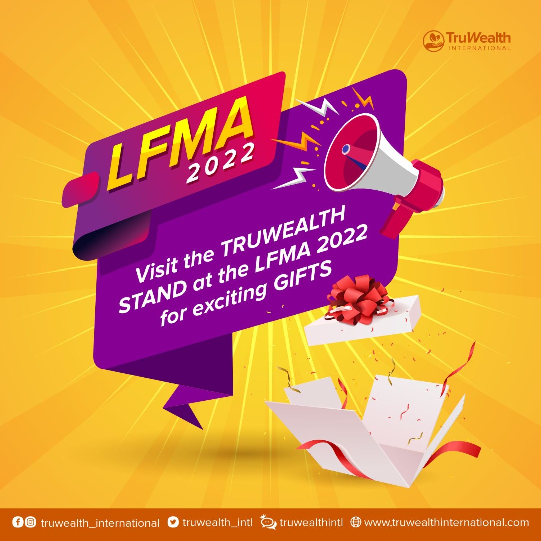 Truwealth_intl's tweet photo. We are live at the LFMA 2022๐๐
Visit the Truwealth stand to win exciting gifts๐
๐๐
๐Bay 3(stand E59, E60) opposite Parallex Bank Stand๐
๐Angel Court๐
See you soon๐ฅณ
๐๐๐๐๐
#IPPC2022 #LFMA2022
#lfma2022 #LFMA https://t.co/69lNbS37Hn