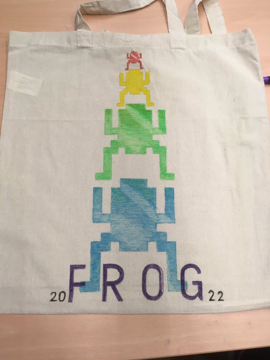 WeinholdTill's tweet photo. It‘s FROG time again! #frogvienna #frogsackerl #gamestudies #gamecreatebasedlearning #gamebasedteacher https://t.co/XTVCqgy4sW