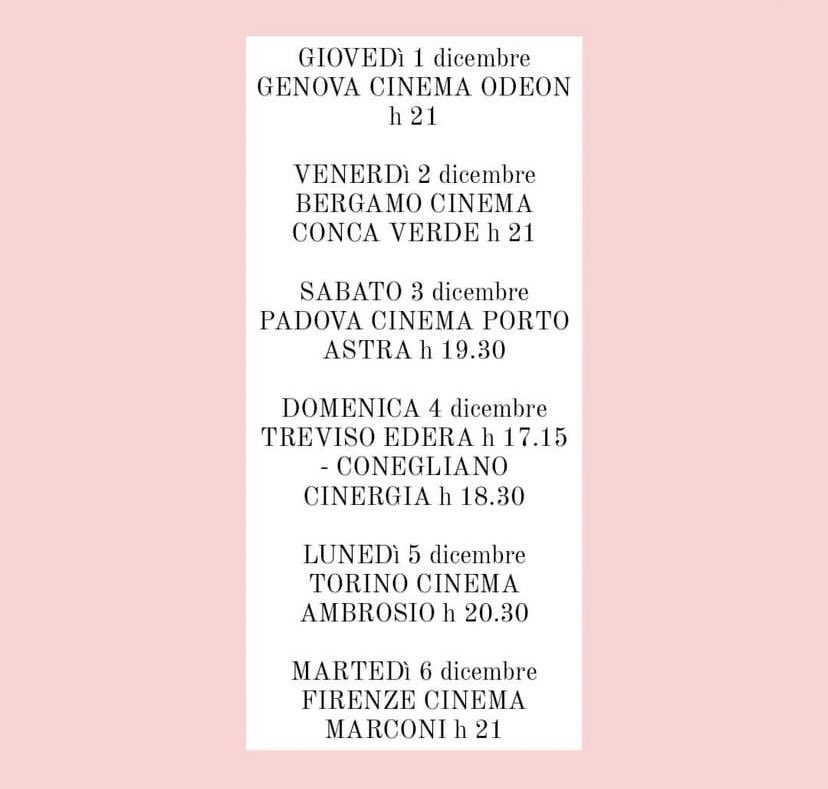 CrewBrownOF's tweet photo. Da giovedì 01 dicembre @MarroneEmma presenterà il nuovo film di Stefano Chiantini dove è protagonista, #ilRitorno, in anteprima in alcune sale. 🎬 https://t.co/6jygT0IJeS