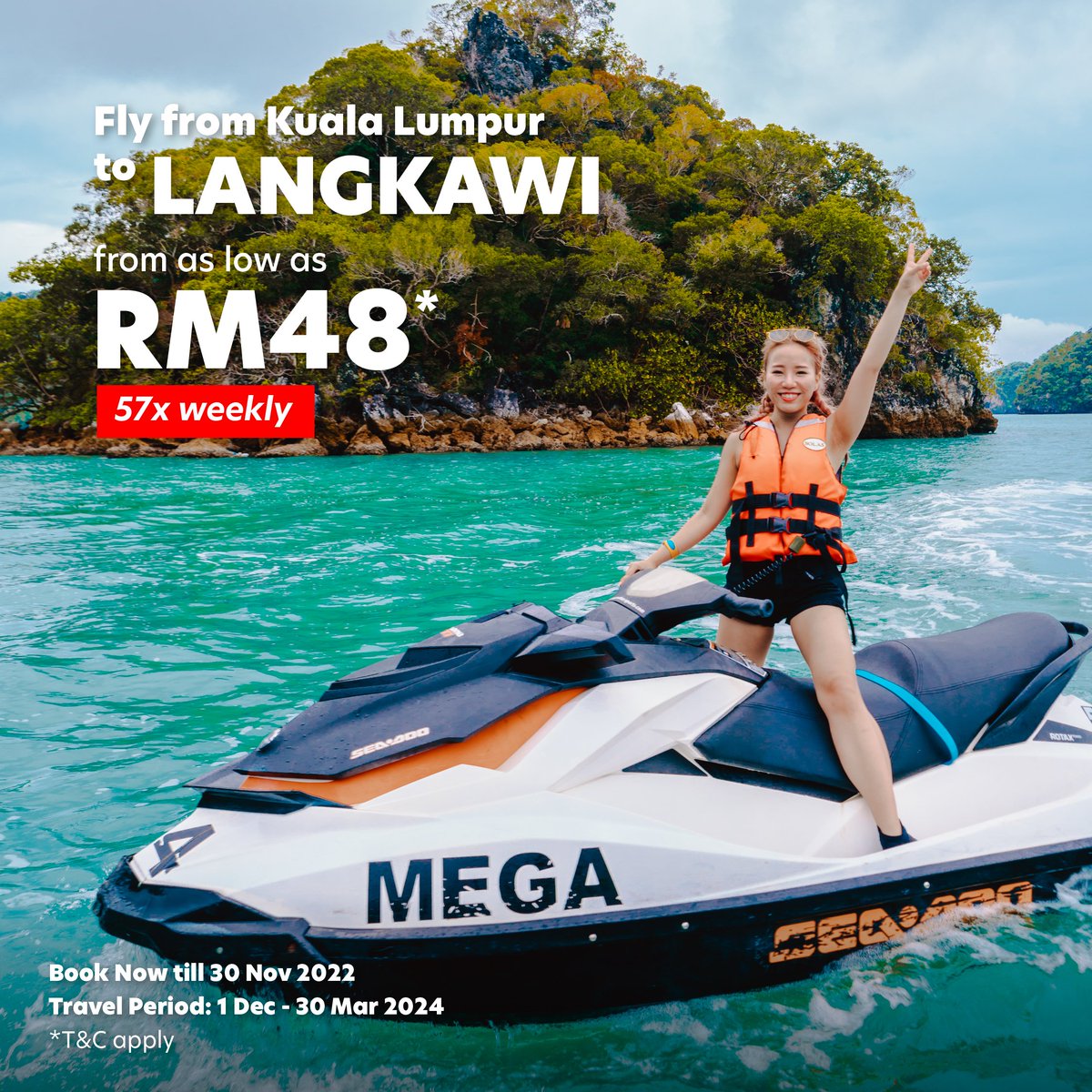 airasia's tweet photo. LOW FARES and FREE FOOD? 🤯 Count us in! 🙌🏻 #FlyAirAsia across #Malaysia and feast for free with our inflight meals. 😋

Keep swiping 👈 to check out our special flights and happy booking! 💺✈️
 
#AirAsia #KualaLumpur #FlyTheWorldChampion https://t.co/rWmt38sw4f