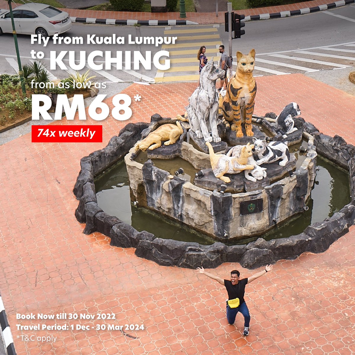 airasia's tweet photo. LOW FARES and FREE FOOD? 🤯 Count us in! 🙌🏻 #FlyAirAsia across #Malaysia and feast for free with our inflight meals. 😋

Keep swiping 👈 to check out our special flights and happy booking! 💺✈️
 
#AirAsia #KualaLumpur #FlyTheWorldChampion https://t.co/rWmt38sw4f