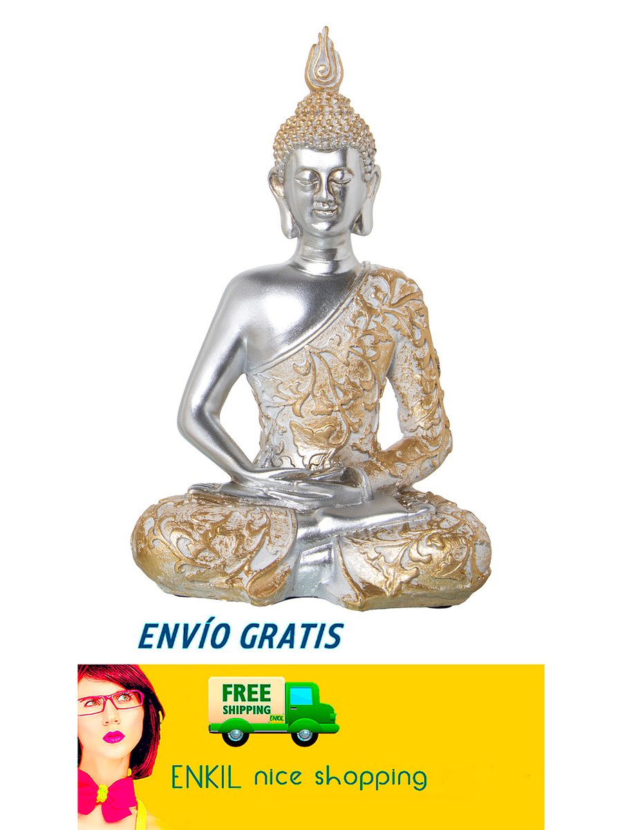 EdoTokaido's tweet photo. Estatua de Buda Dhyana para la decoración del hogar El Buda plateado túnica dorada que trae felicidad, salud, alegría y amor al hogar y a su entorno Buda plateado con túnica dorada 17x11x28 cm ENVIOS GRATIS| | - AliExpress
https://t.co/EJKZrUGwDx https://t.co/LKimMeA5WN