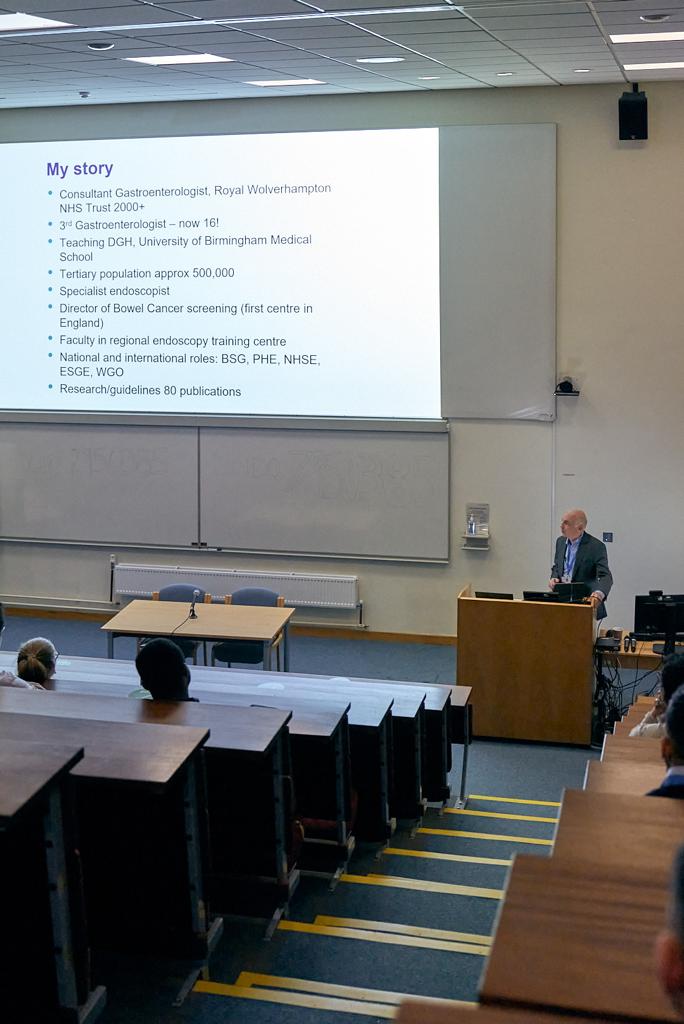 BritSocGastro's tweet photo. We are thrilled to be hosting our first face-to-face @BSGTrainees #BSGTaster Course in over 2 years at @SheffieldHosp kicking off day 1 with talks from BSG President @andymveitch & former @RCPhysicians President @bodgoddard 🙌 https://t.co/cG5ZED5IM3