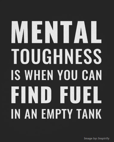 Toughness is a talent.  I would take true toughness over talent everyday.  When you have both then you have a true champion. -Donnie Jones