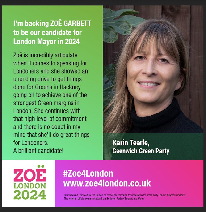 And this, my Twitter friends, is why I’m supporting #Zoe4London in the next London mayor elections!