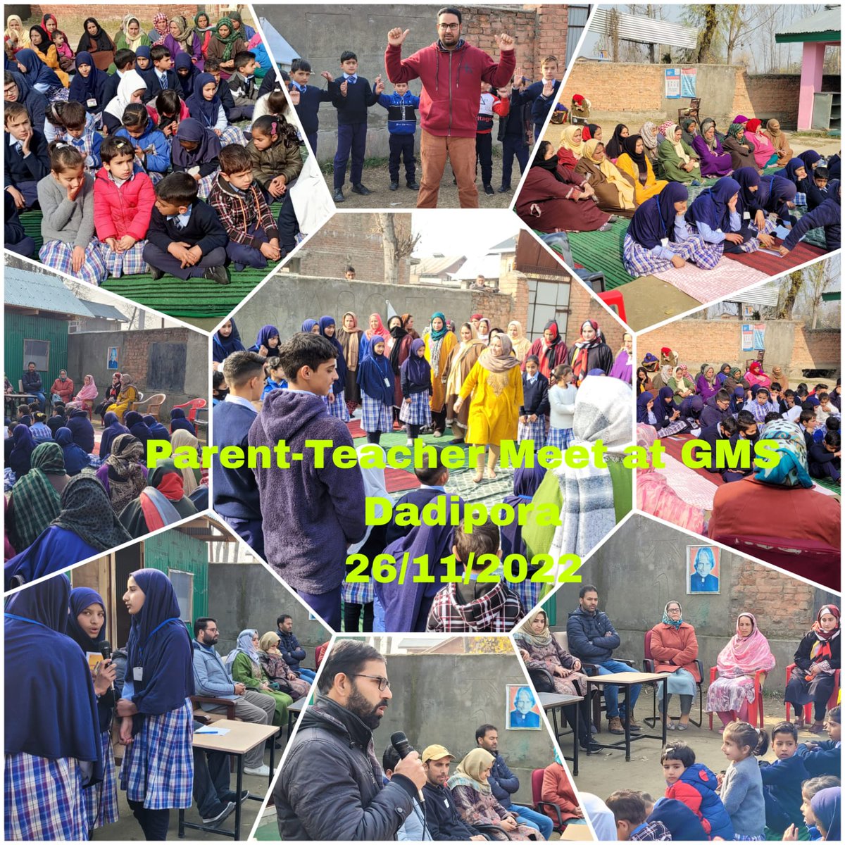 CEOKulgam's tweet photo. Building Community Ownership:Parent-Teacher Meeting held at Govt. Middle School Dadipora. Some guests associated with  UNICEF Agency as well as with Mental Health Wing, Distt. Hospital Kulgam too attended the Programme.
@dsekofficial 
@DcKulgam  
@DrBilalbhatIAS
@tak_ataulmunim https://t.co/NS6PiQKMxu