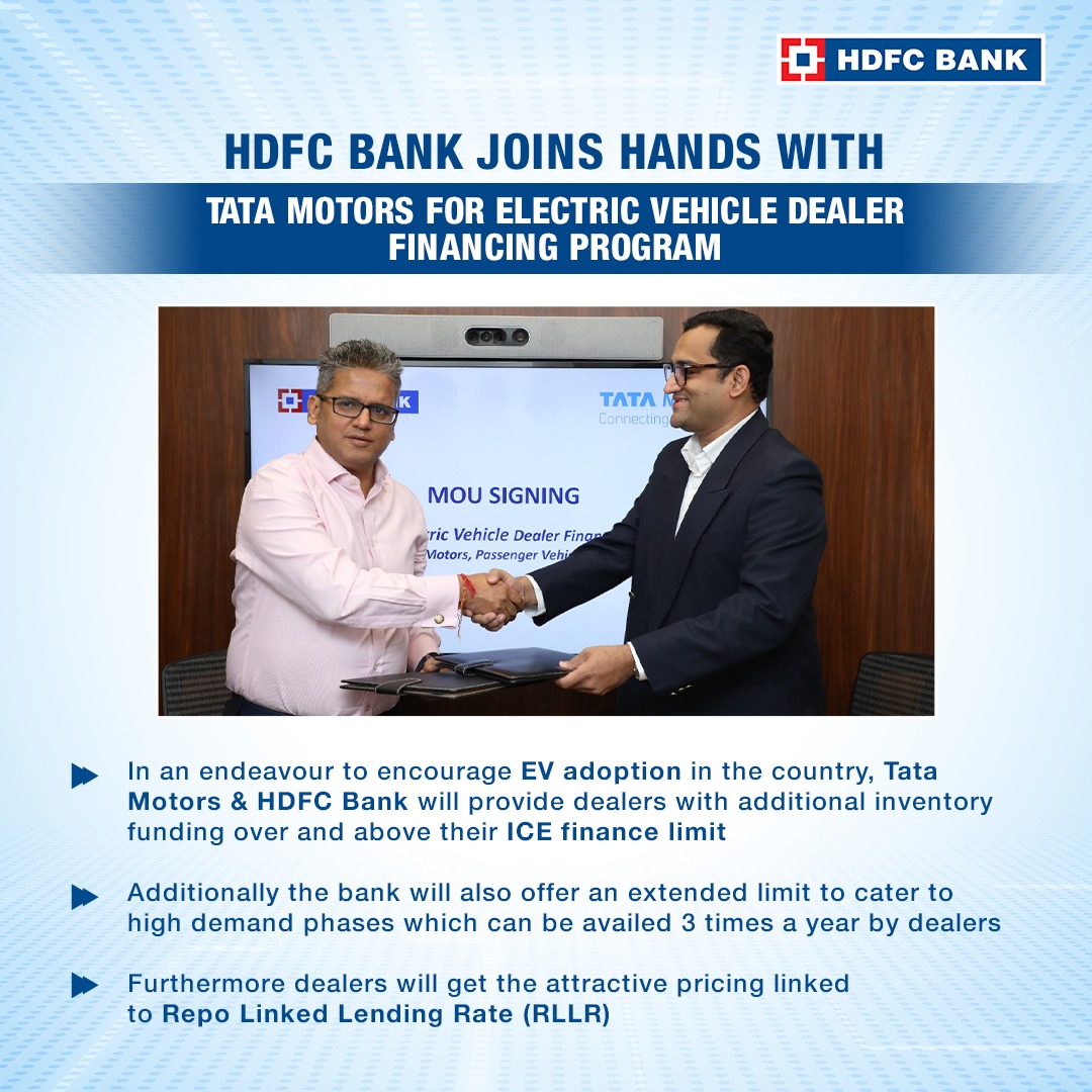 HDFC Bank News on Twitter "HDFCBank and Tata Motors joined hands for