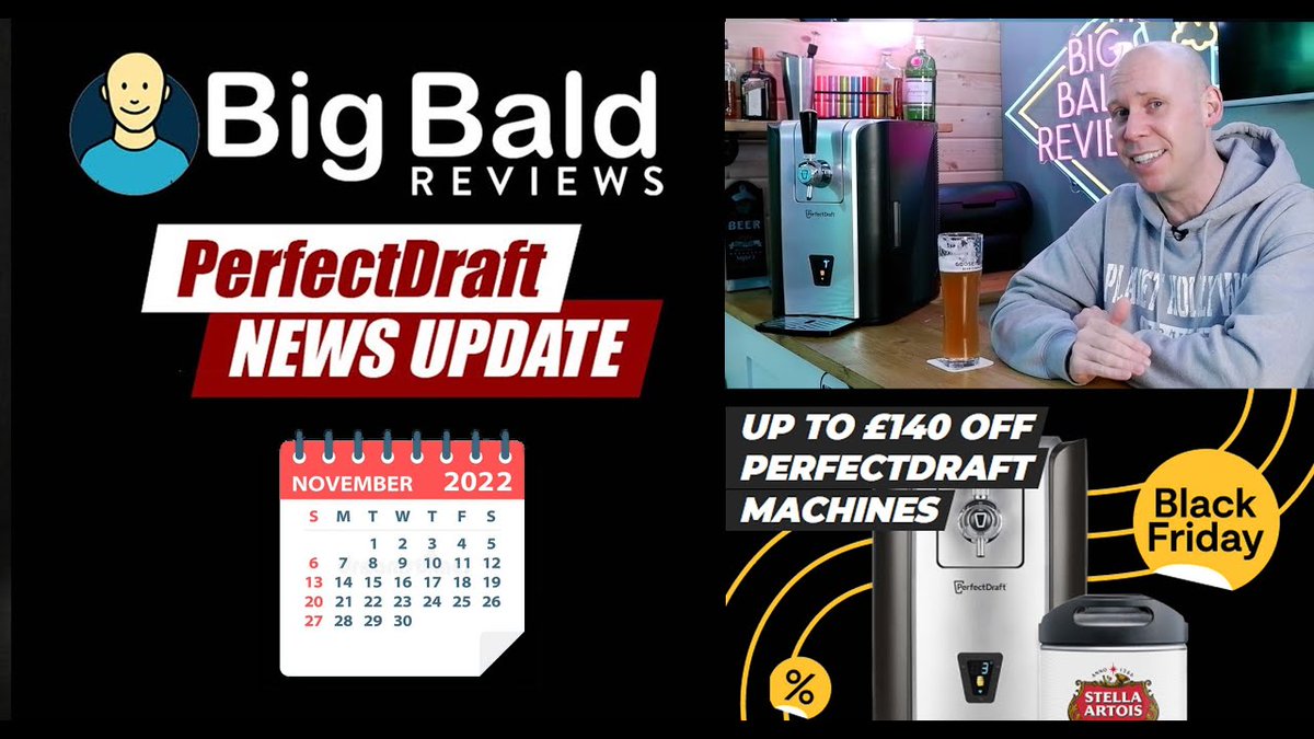 ReviewsBald's tweet photo. PerfectDraft November news round up! 

Website update, New kegs, black Friday and PerfectDraft Pro App updates!

https://t.co/omjfKtwsF1

#perfectdraft #bigbaldreviews #beerreview #beerhawk #beerstagram #beerbods #beerstagram #beerathome https://t.co/OmMhTpqPBr