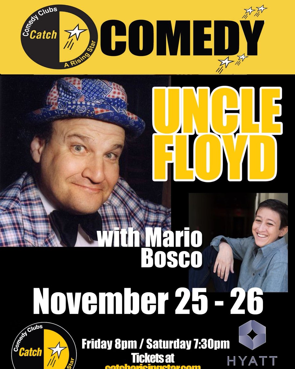 CatchNewJersey's tweet photo. 30% Off Tickets to see Uncle Floyd Tonight at Catch Princeton. Special guest Mario Bosco and hosted by Dean Blizzard. Call 781.568.1471 to reserve tickets. https://t.co/sUopflTyzH