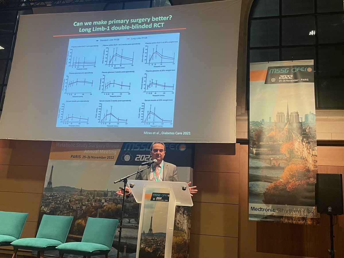 AFERO (@afero_obesite) on Twitter photo What to do next if metabolic surgery fails? M Coupaye and G Mingrone introduce T Olbers, M Galvao Neto and A Miras at the Metabolic Surgery Group annual meeting <a href="/EASDnews/">EASD</a> <a href="/Muriel_COUPAYE/">Muriel COUPAYE</a> <a href="/GeltrudeMingro2/">Geltrude Mingrone</a> <a href="/AlexanderMiras/">Alex Miras</a>
Voir la traduction What to do next if metabolic surgery fails? M Coupaye and G Mingrone introduce T Olbers, M Galvao Neto and A Miras at the Metabolic Surgery Group annual meeting <a href="/EASDnews/">EASD</a> <a href="/Muriel_COUPAYE/">Muriel COUPAYE</a> <a href="/GeltrudeMingro2/">Geltrude Mingrone</a> <a href="/AlexanderMiras/">Alex Miras</a>
Voir la traduction
