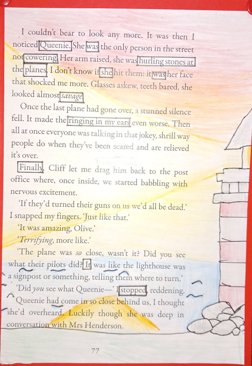 BarrowClass's tweet photo. 6PB's beautiful Blackout Poetry using this term's focus text, 'Letters from the Lighthouse'. @St_Wilfrids_CE @LT_Trust https://t.co/s4McDfbeik