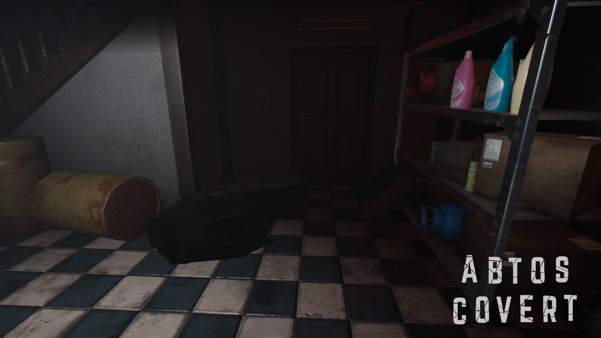 AbtosCovert's tweet photo. Check out the outpost's basement! This is just one of the areas you'll have to guard. Come check out our newest demo to find out more! 🌲👌🪖

#screenshotsaturday #abtoscovert #indiegamedevs #indiegames #horrorgames https://t.co/3lEzIC83IM