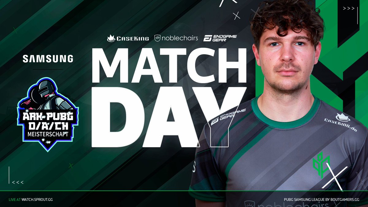 Last day of finals - It's time to show them what we are made of! 

⏰ 4PM CET
📺 twitch.tv/boutgamers 

#PUBG | #GrowSprout 🌱