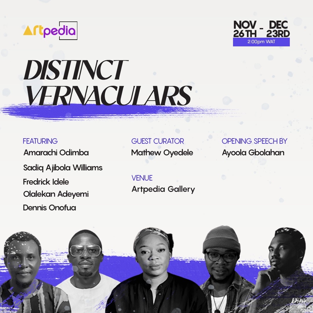 It's finally here! Distinct Vernaculars kicks off today at 2pm, and we can't wait to host you.

Come through because you don't want to miss what we have lined up for you today.

And there's still time to get tickets to today's grand opening: bit.ly/ArtpediaTickets