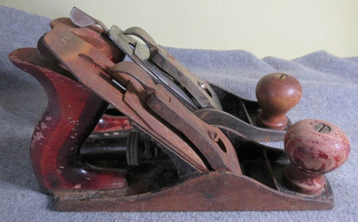 rusticrelics04's tweet image. 2 Vintage Smooth Bottom Wood Plane Woodworking Cabinet Door Tool Bench USA made ebay.com/itm/2953534961… #eBay via @eBay  #ebay #RusticRelics #Plane #wood #woodworking #DIY #tools #Carpentry #woodplane #Carpentery #collectible #eBay #cabinets #door #Homerepair