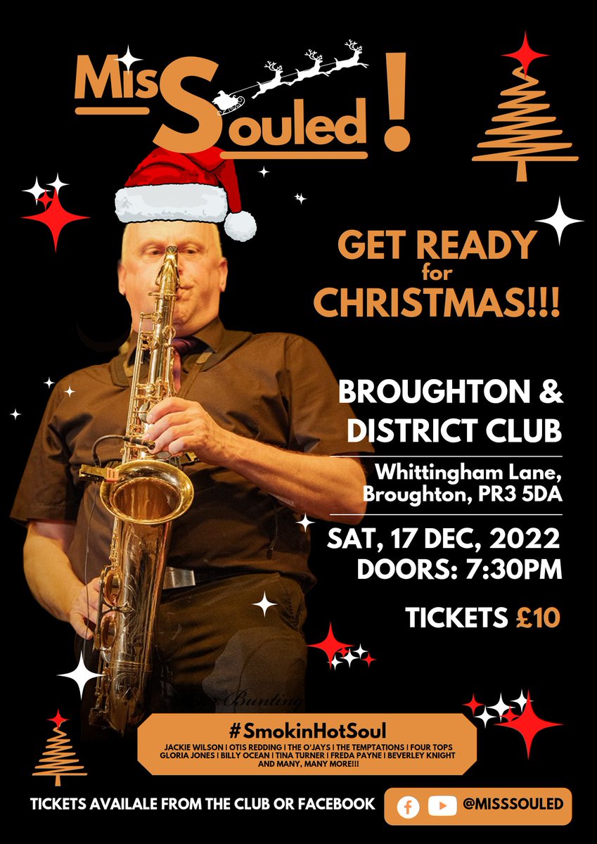 Looking for a Christmas night out? Look no further! Tickets here: eventbrite.co.uk/e/miss-souled-…