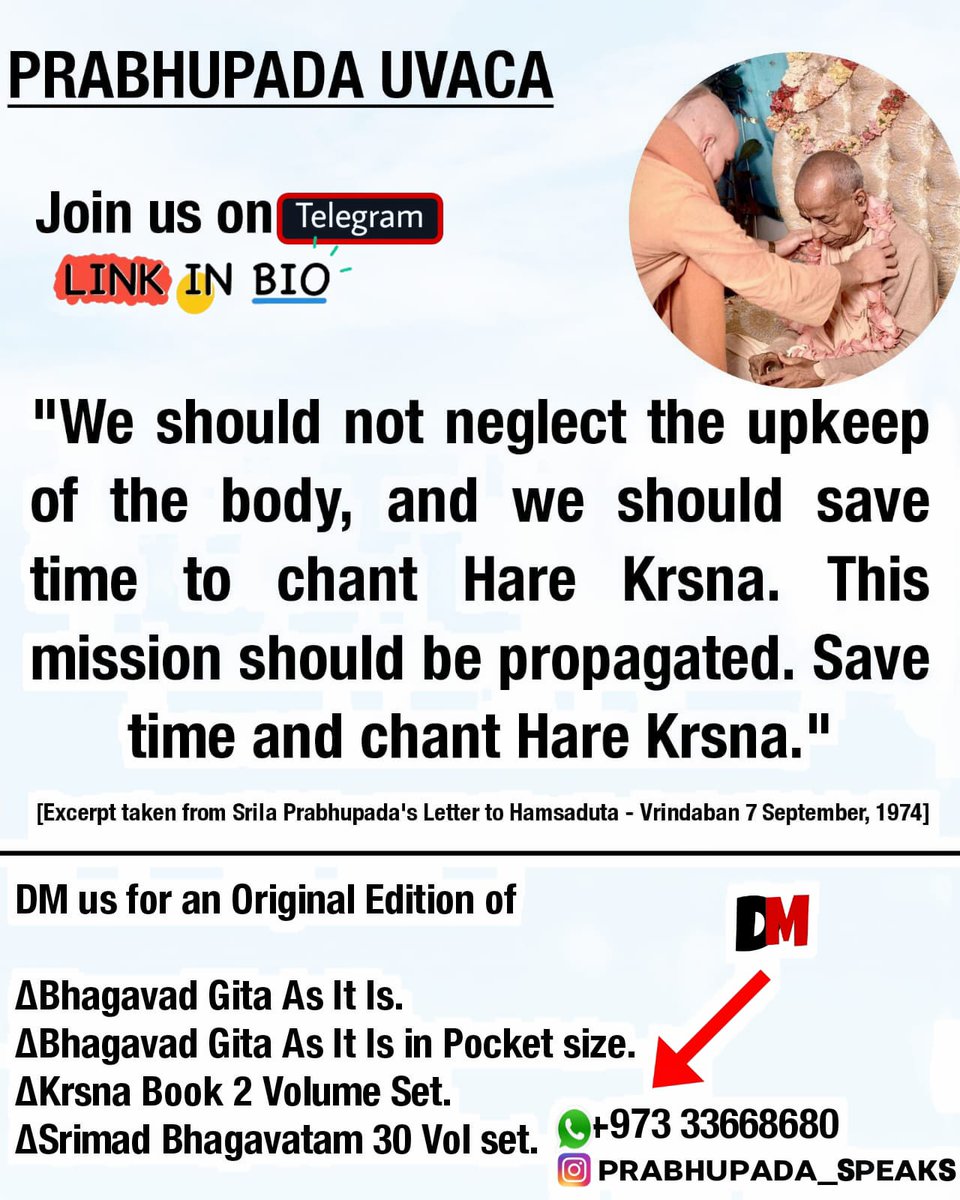 Prabhupāda_Speaks (@jyunfkc) on Twitter photo 