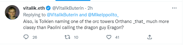 Looks like it's <a href="/VitalikButerin/">vitalik.eth</a> shill szn right now so had to ape a bag of $ERAGON on the dip this morning! 

Heard devs got some big plans coming up today 👀

Send it 🚀

t.me/EragonPortal

medium.com/@DragonGuyErag…

eragon-erc.com

dextools.io/app/en/ether/p…