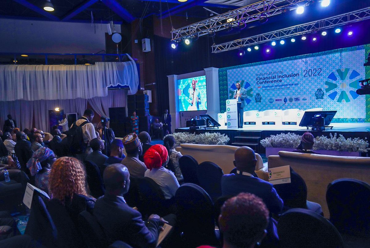 ProfIsaPantami's tweet photo. 3) Delegates and participants at the International Conference on financial inclusion. https://t.co/u6wZX3Qh2w