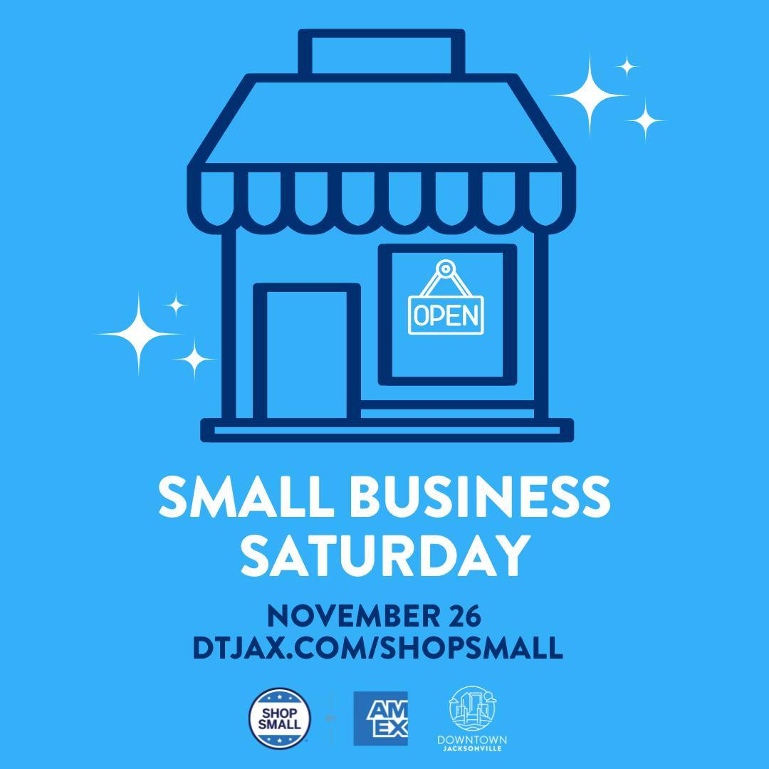 Today is Small Business Saturday! Support local businesses &amp; win $20 by participating in our QR Code Scavenger Hunt! ❄️🛍
⁣
Seek out and scan 5 QR codes at participating Downtown businesses to win a $20 #DTJax e-Gift Card! Happy Hunting!

Learn more: DTJax.com/ShopSmall