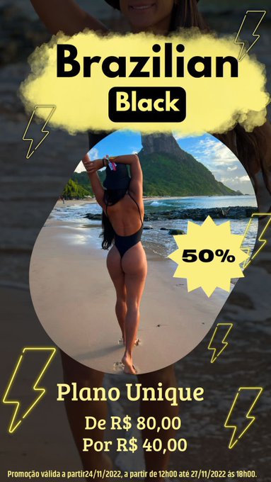 N&atilde;o esque&ccedil;a de aproveitar a nossa Brazilian black&hellip;   Est&aacute; chegando ao fim a nossa &uacute;ltima promo&ccedil;&atilde;o do