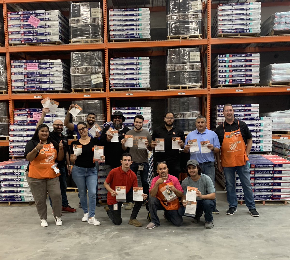 A big Thank you to all the sister stores in the region who came in to D9, store 280 to live Our Values while leaving home 🧡. Thank you, couldn’t have done it without you. #Ian #D9 #ThankyouEastCoast #Family #Manymorecamedidnttakeapic