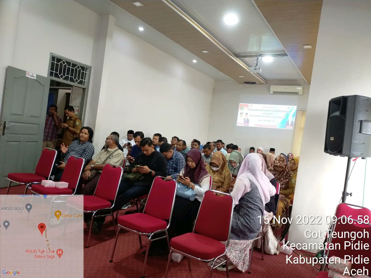 pie_npie's tweet photo. Giat selasa, 15 November 2022

Sosialisasi Gerakan Masyarakat Sadar Koperasi (GEMASKOP) bagi UMKM dan aparatur kecamatan di aula bappeda kab. Pidie

@PENYULUH_COOP
@kemenkopukm 

#ppklkemenkopukmri 
#kementeriankoperasidanukm 
#penyuluhkoperasi 
#ppklaceh 
#ppklpidie 
#depcoop https://t.co/CcRqQu1k7z