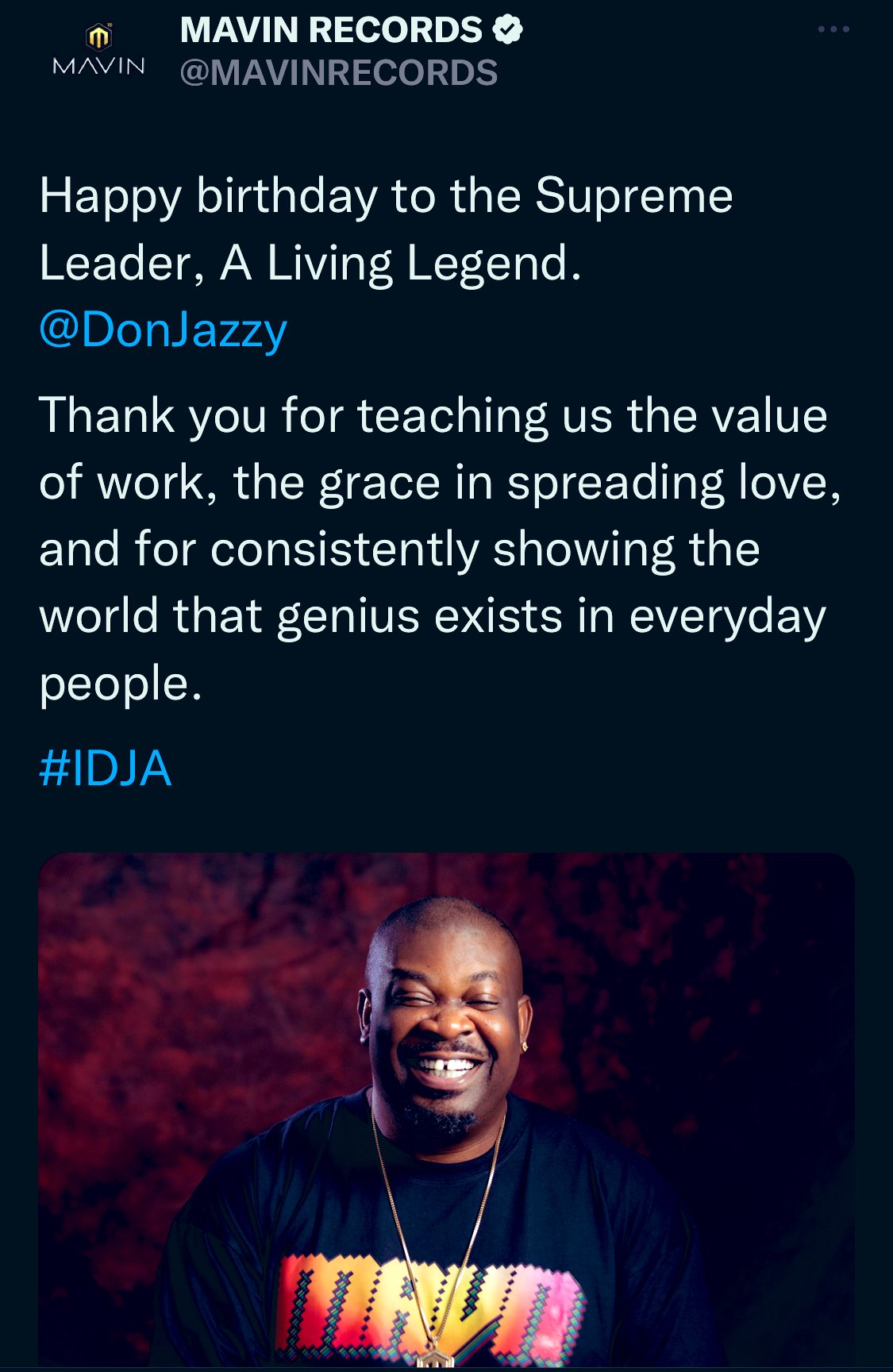 Mavin boss Don Jazzy celebrates 40th. Happy birthday don baba J

Teslim Balogun Stadium Asake Nancy Isime 