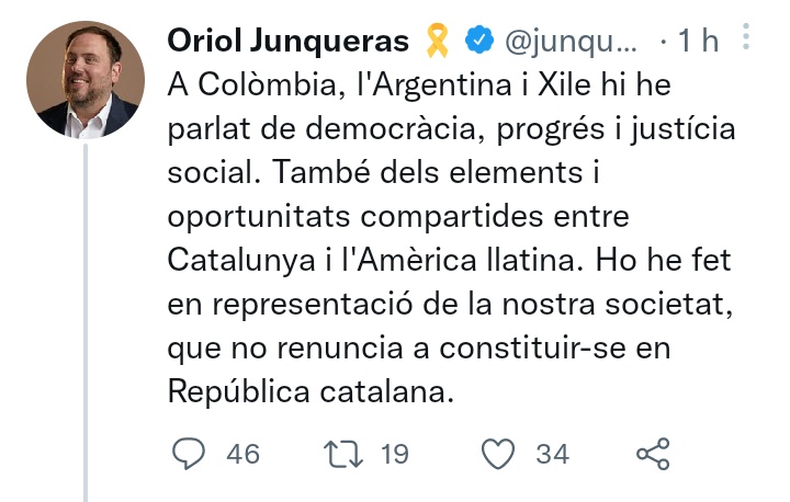 muscluman's tweet photo. Però no s'ha reunit amb la @ONIC_Colombia (Comunitat Indígena de Colòmbia), que formen part del Congrés de la República, no fos cas que trobar-se amb qui denuncia el "dia de la raza" 12-O, enfadi a l'amo Flipper 6 i caterva.
Per cert, vostè #NoEmRepresenta https://t.co/M1Xrs7LFl7