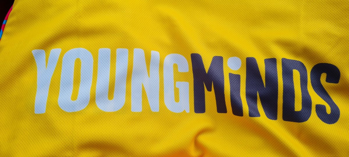 My <a href="/YoungMindsUK/">YoungMinds</a> t-shirt has arrived today. Just in time for my 10km run tomorrow. I am not feeling confident... if you'd like to support this amazing cause, please go to justgiving.com/fundraising/ca…