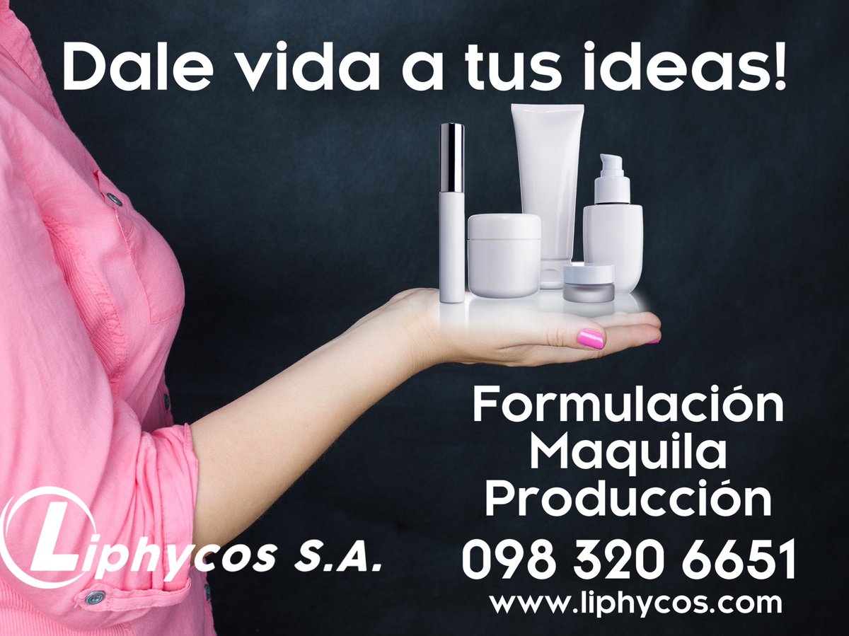 liphycos's tweet photo. Qué esperas? puedes hacer realidad ese proyecto,
mejorar la calidad de que ya tienes!!! contamos con servicio completo para formular, máquinas o producir esas tus ideas o productos. 
Contáctanos 098 320 6651
#formulacion #maquila #produccion https://t.co/D2mM9oEvuM