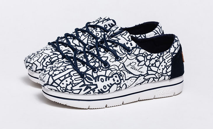 Women's shoes thick bottom 2022 new fall and winter canvas shoes coated with graffiti Korean version of the tide hundred take muffin cloth shoes